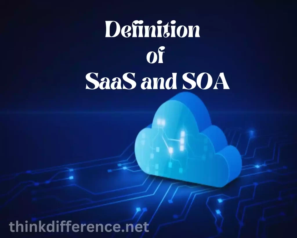 Definition of SaaS and SOA