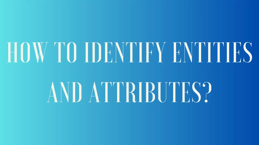 Identify-Entities-and-Attributes