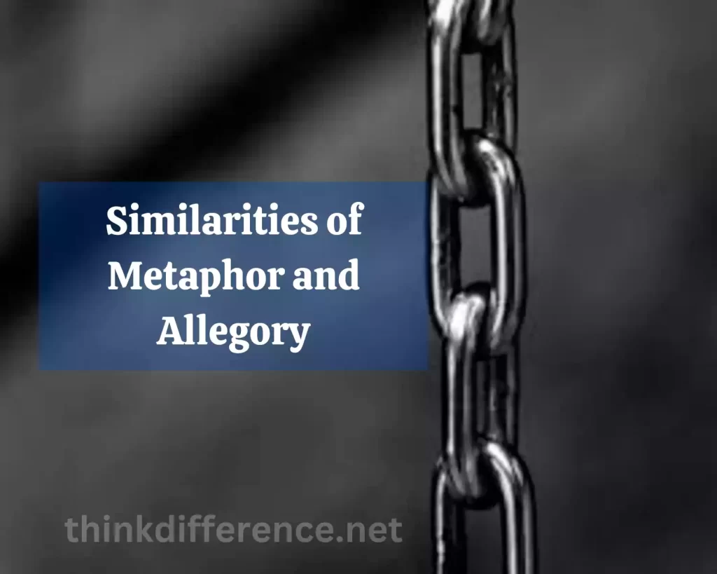 Similarities of Metaphor and Allegory