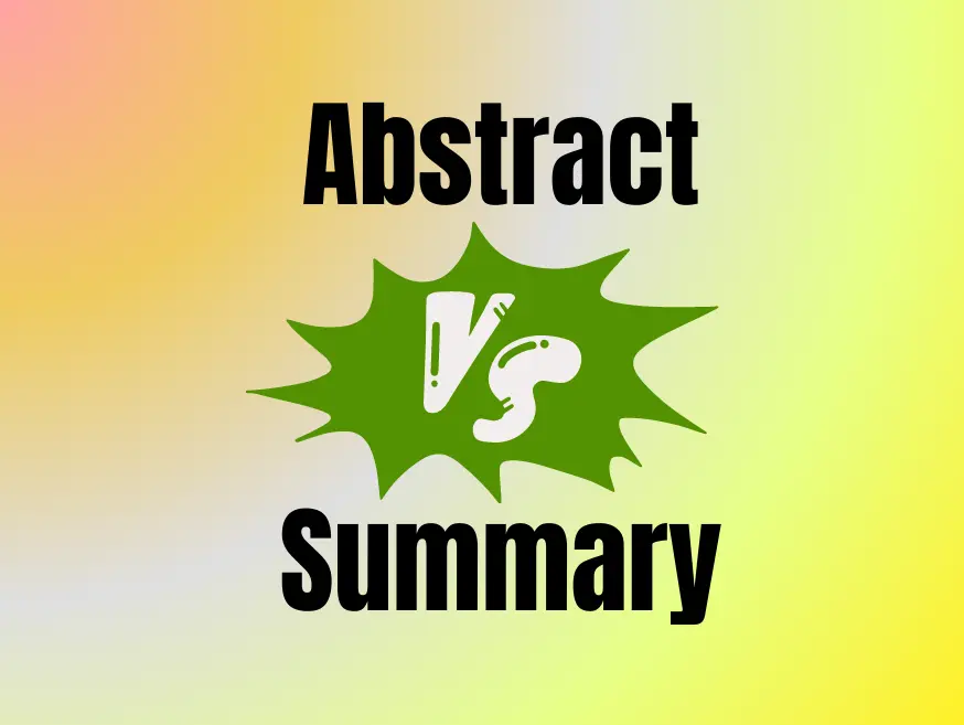 Abstract-vs-Summary