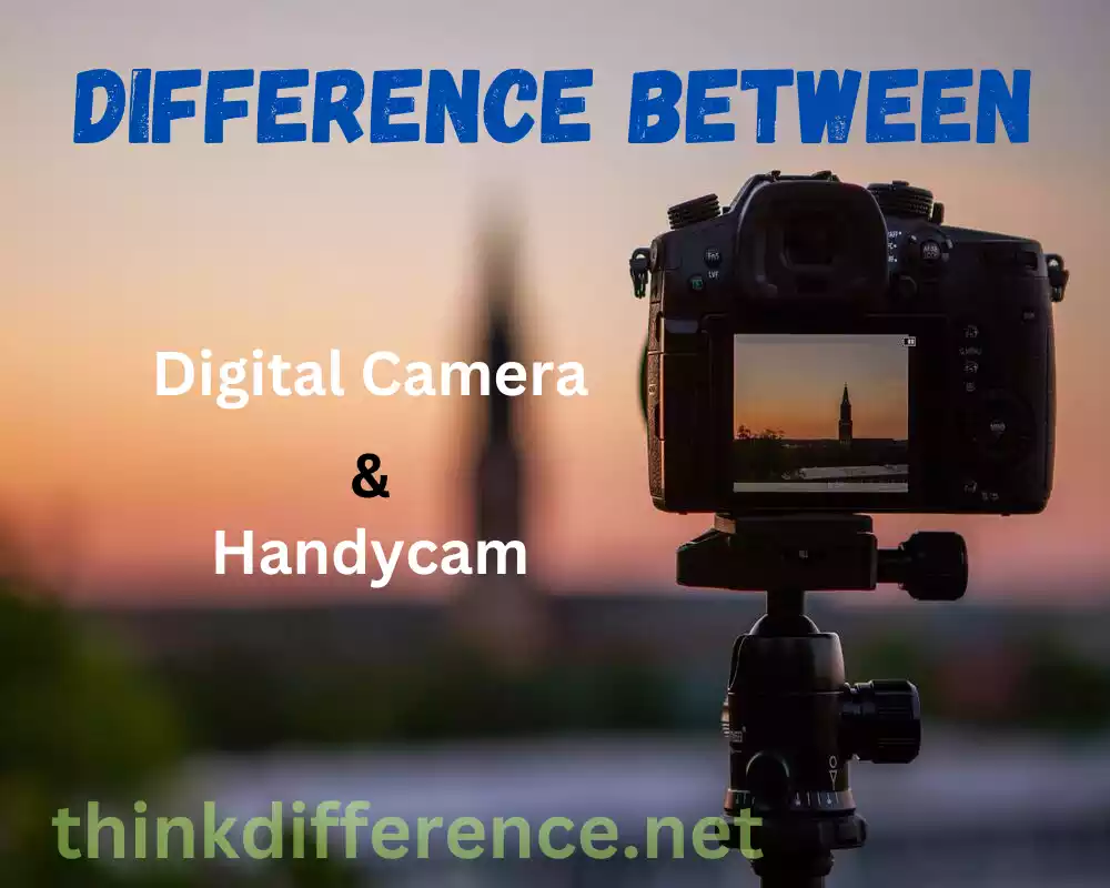 Digital Camera and Handycam