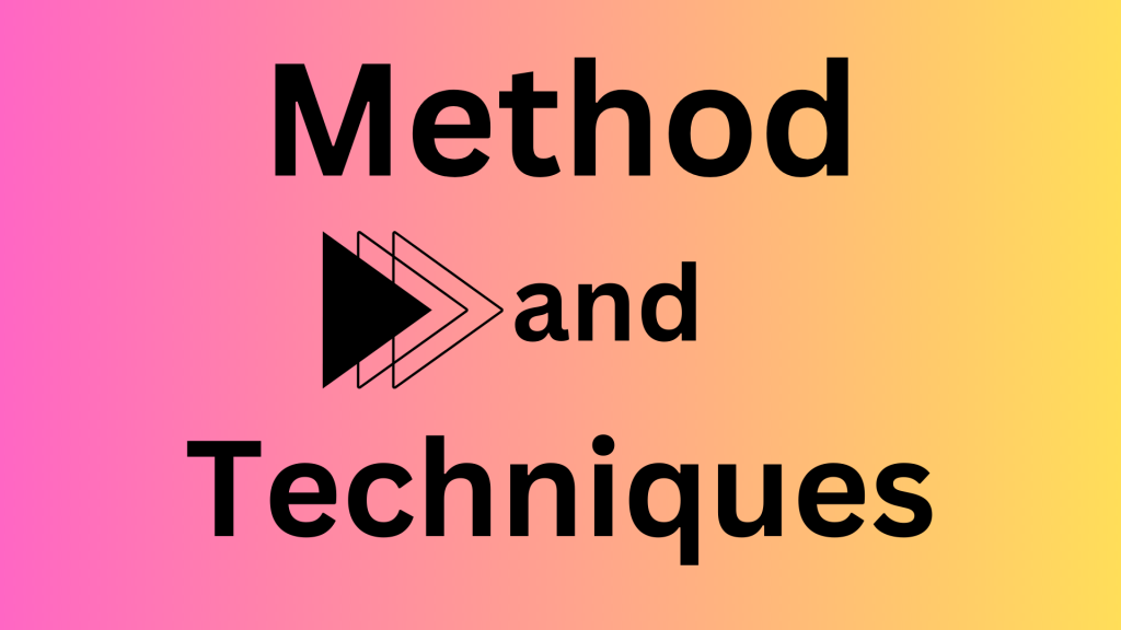 Methods-and-Techniques