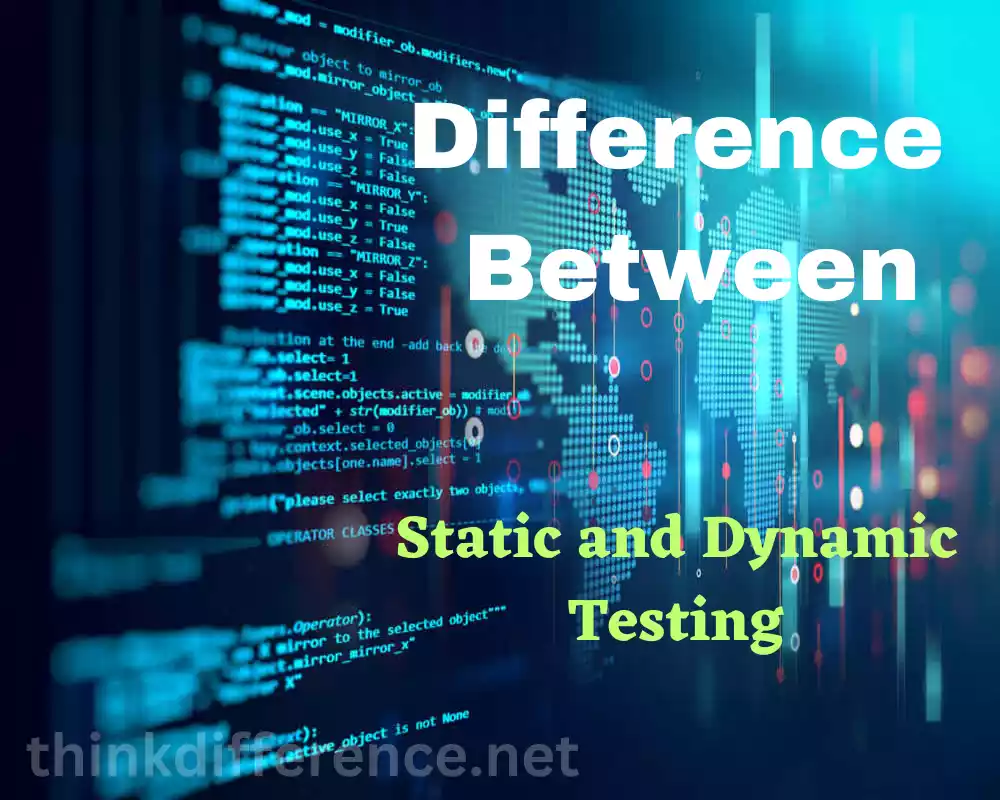Static and Dynamic Testing