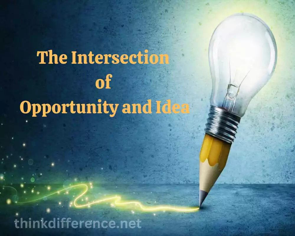 The Intersection of Opportunity and Idea