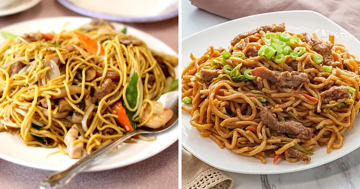 Similarities between Chow Mein vs Lo Mein